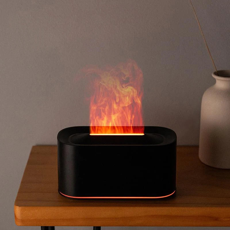 FlameMist™ Aroma Diffuser – Ultrasonic Essential Oil Humidifier