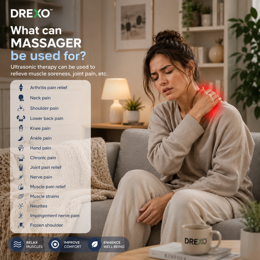Drexo™ Smart EMS Neck Massager – Relaxing Neck & Shoulder Comfort Device
