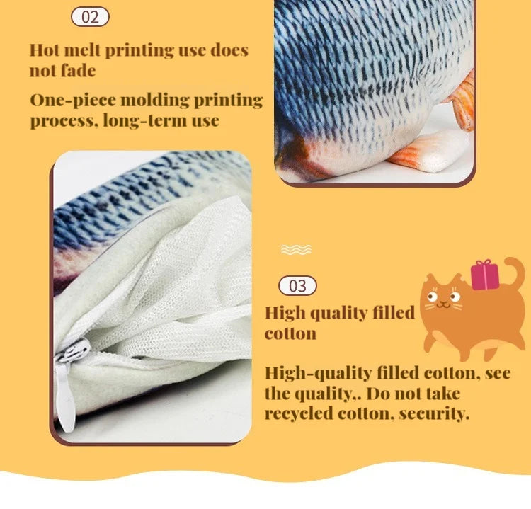 Dancing Fish Cat Toy