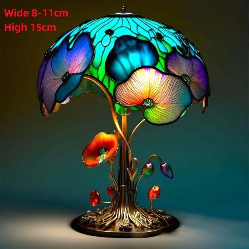 Stained Glass Mushroom Lamp