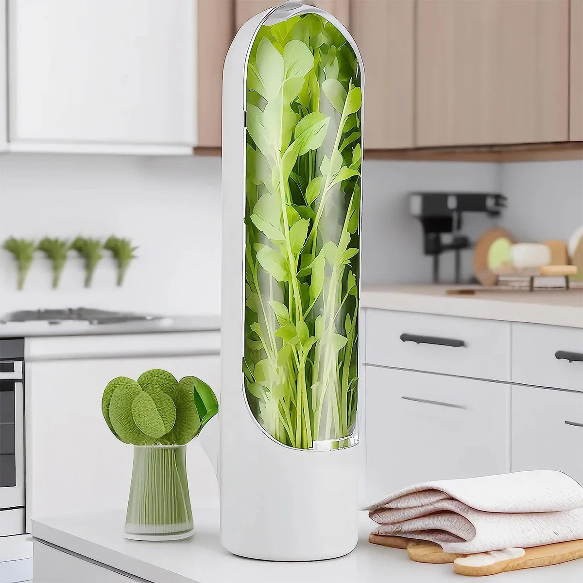 Fresh Herb Keeper™ – Refrigerator Herb Storage Container