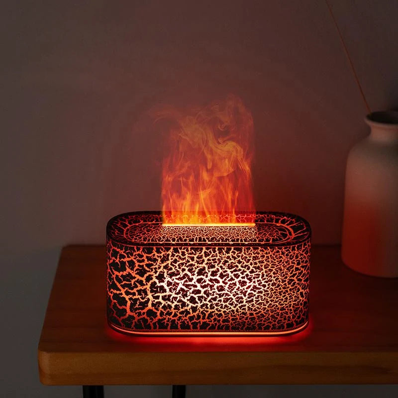 FlameMist™ Aroma Diffuser – Ultrasonic Essential Oil Humidifier