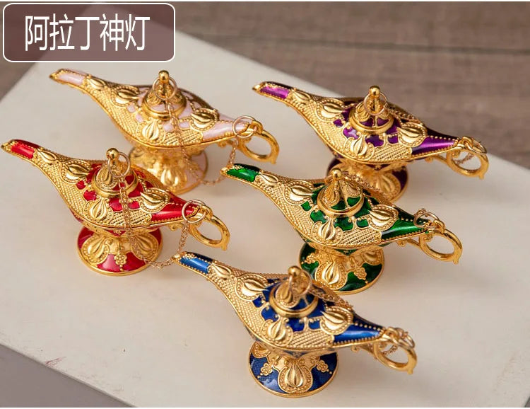 Golden Aladdin Lamp