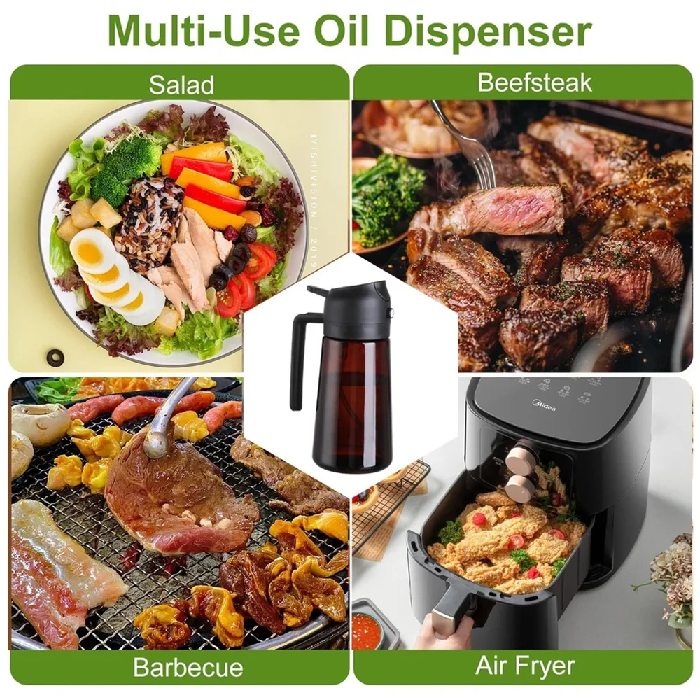 2-in-1 Oil Sprayer – Smart Cooking & Salad Bottle