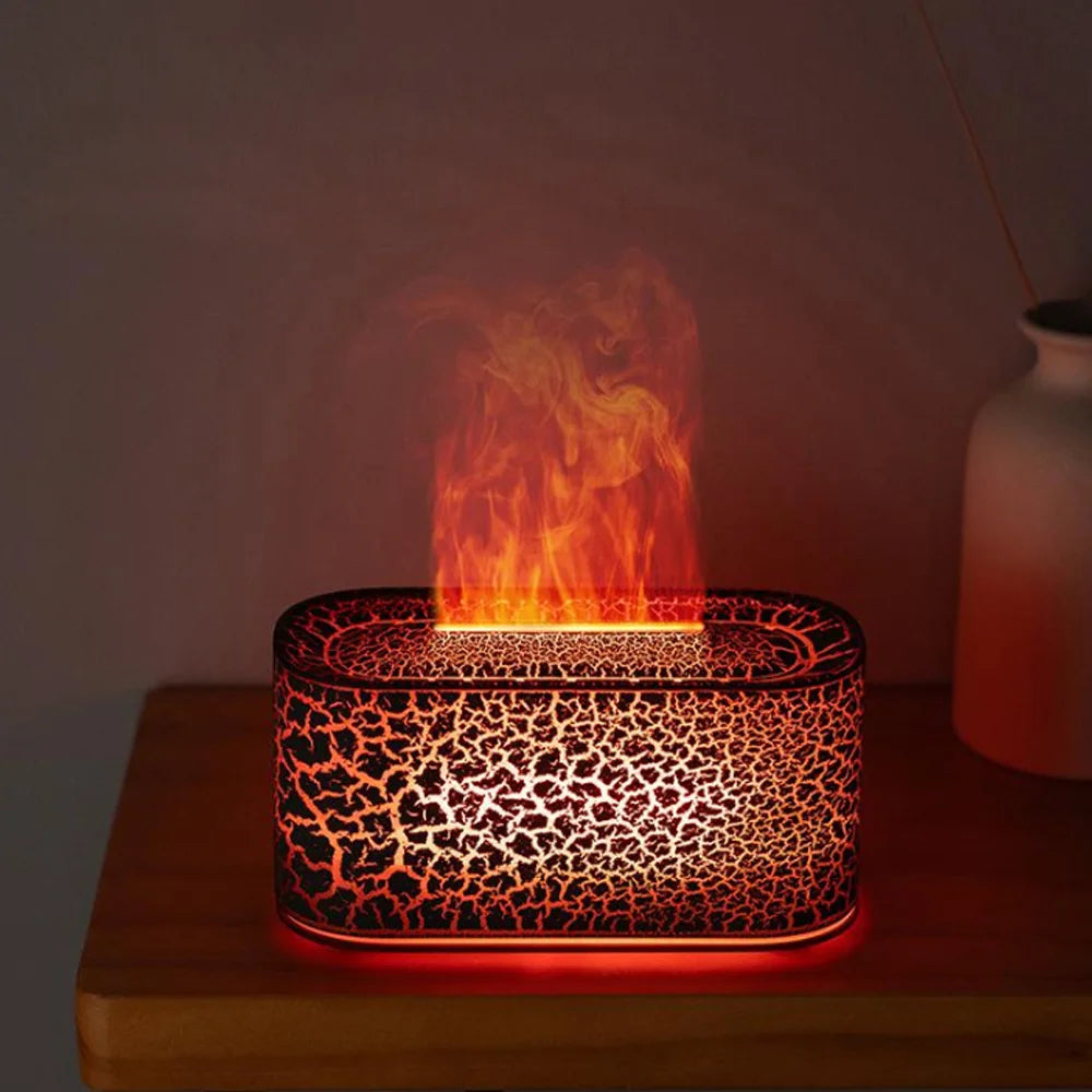 FlameMist™ Aroma Diffuser – Ultrasonic Essential Oil Humidifier