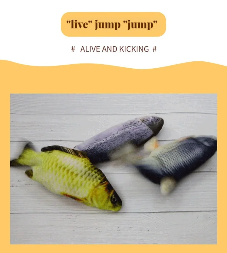 Dancing Fish Cat Toy