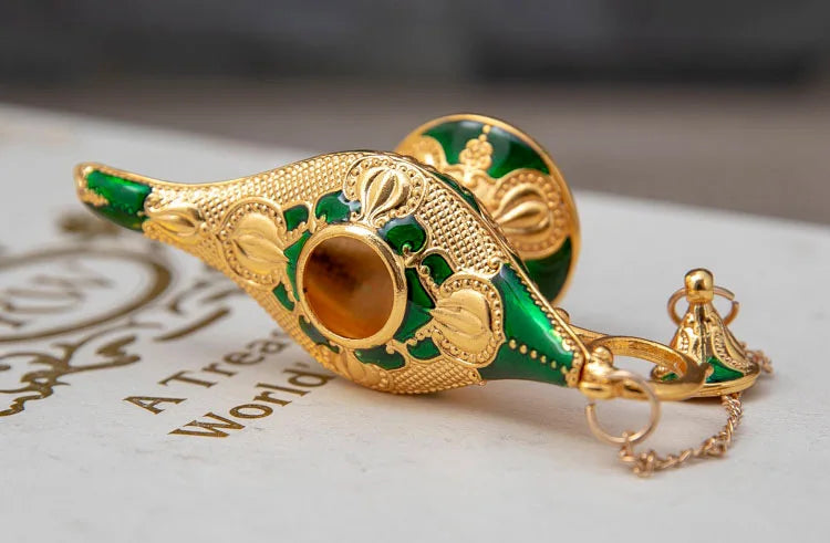 Golden Aladdin Lamp