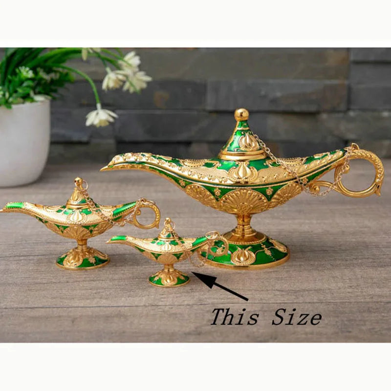 Golden Aladdin Lamp