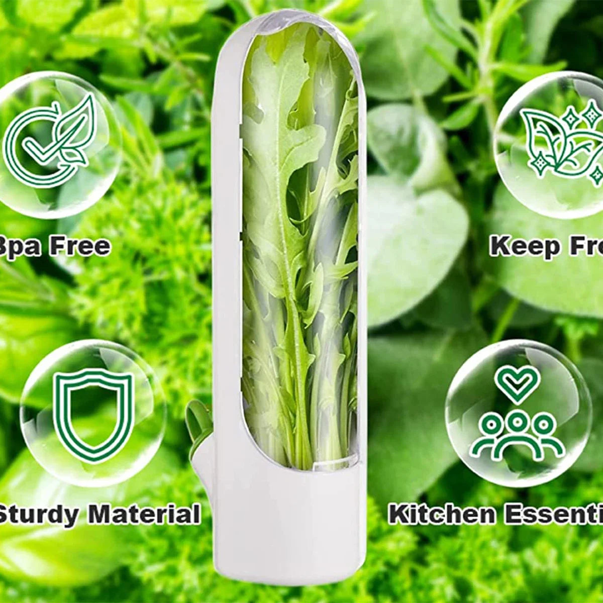 Fresh Herb Keeper™ – Refrigerator Herb Storage Container