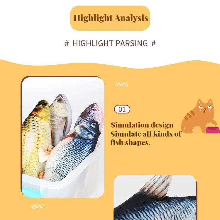 Dancing Fish Cat Toy