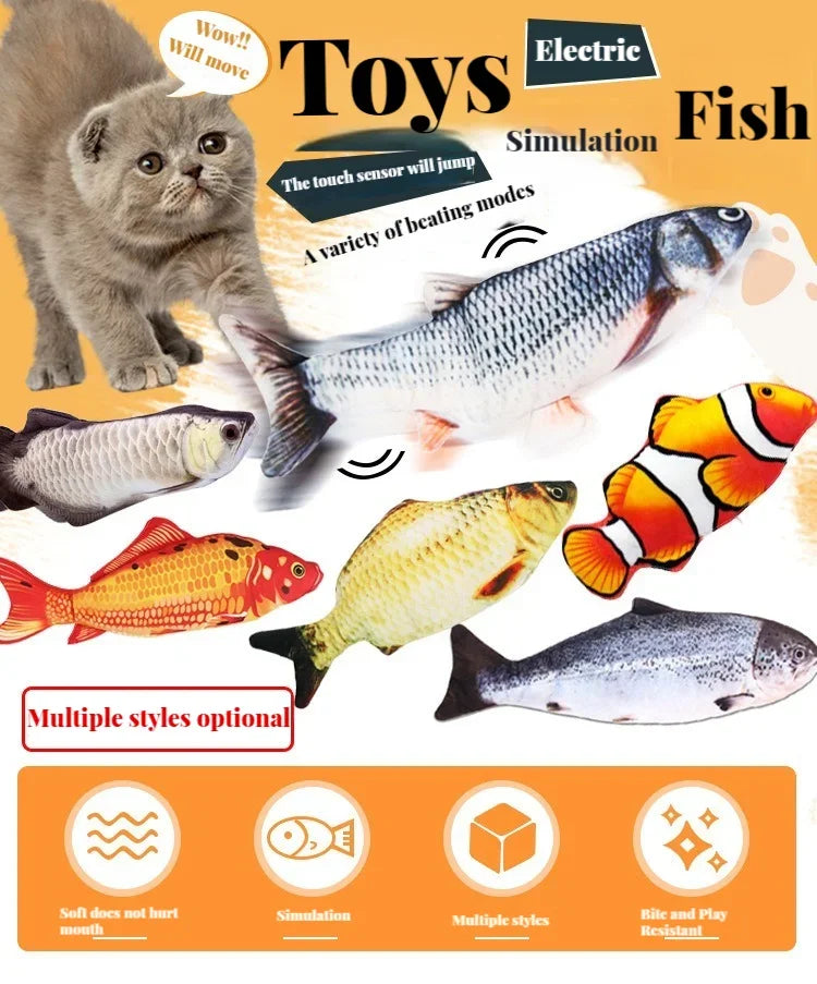 Dancing Fish Cat Toy