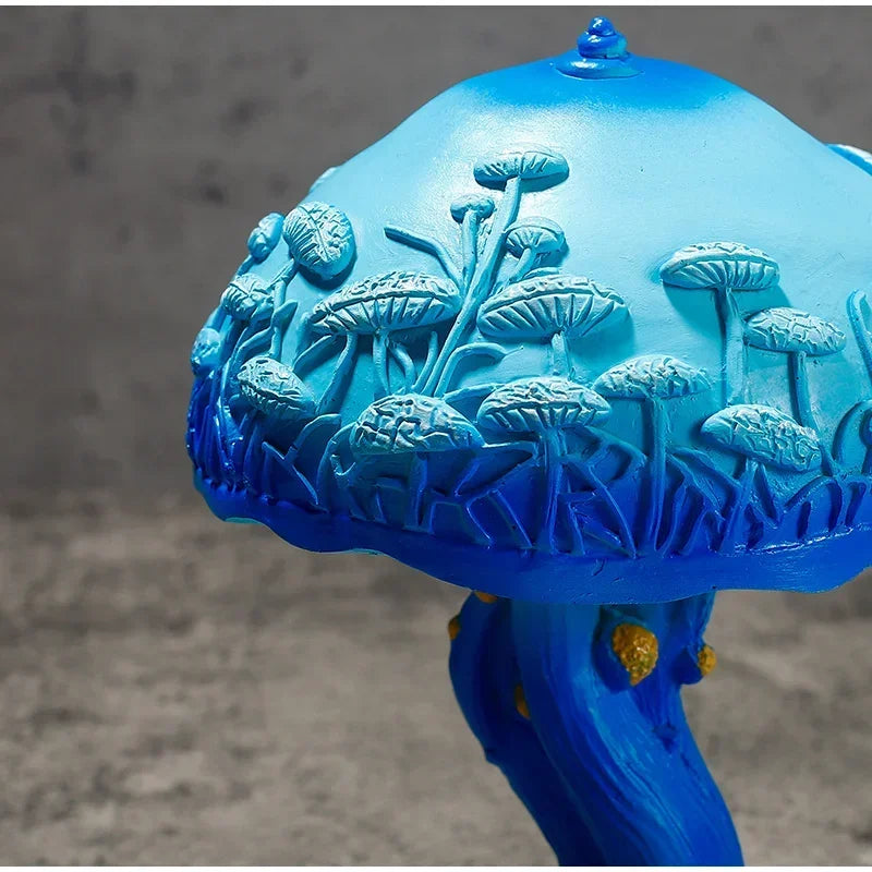 Stained Glass Mushroom Lamp