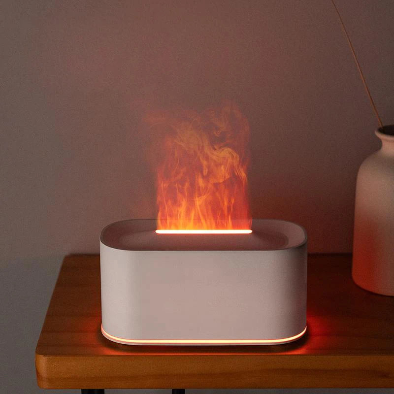 FlameMist™ Aroma Diffuser – Ultrasonic Essential Oil Humidifier