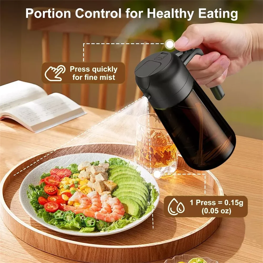 2-in-1 Oil Sprayer – Smart Cooking & Salad Bottle
