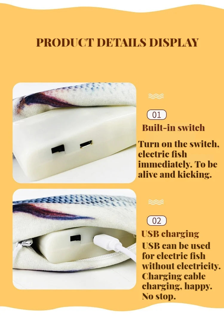 Dancing Fish Cat Toy