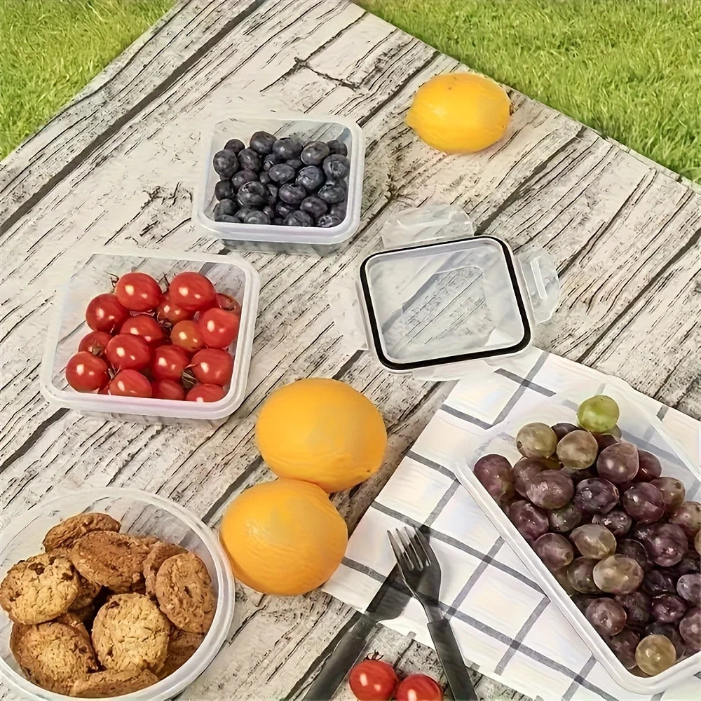 FreshLock Produce Saver Containers™ – 4-Piece Airtight Fridge Storage Set