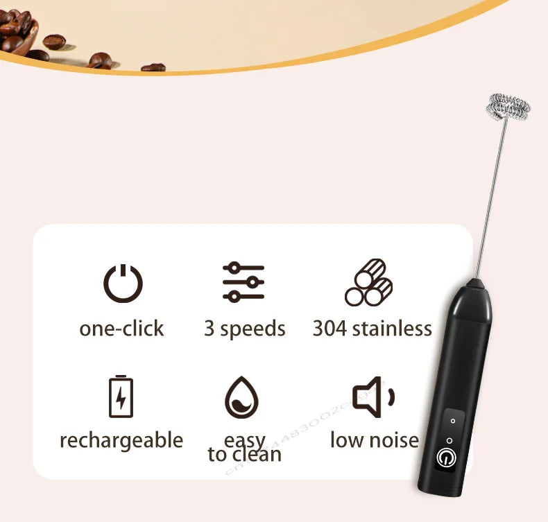 Cozy Milk Frother – Creamy Café Foam at Home