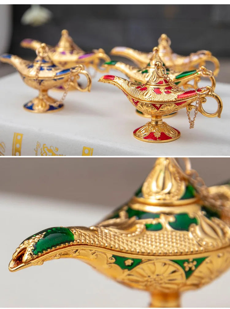 Golden Aladdin Lamp