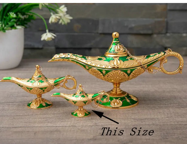 Golden Aladdin Lamp