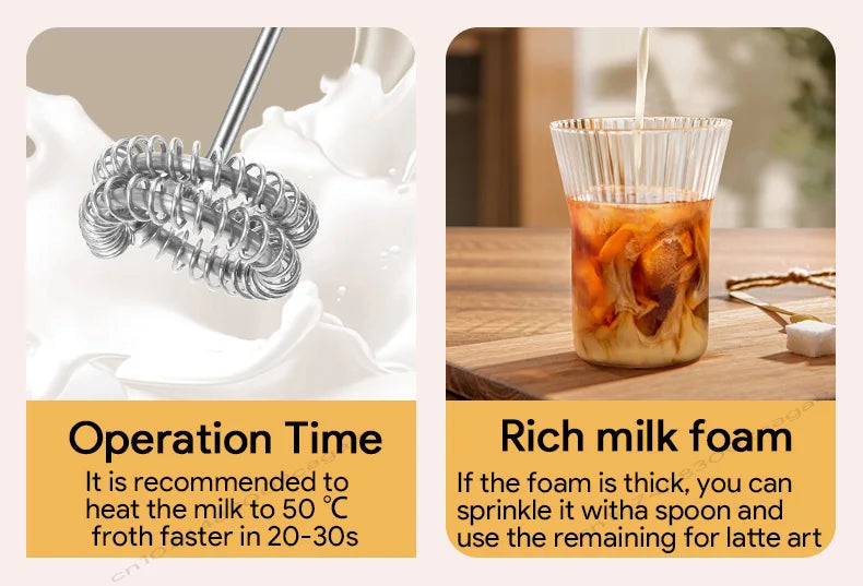 Cozy Milk Frother – Creamy Café Foam at Home